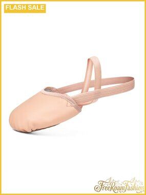 Genuine Leather Half Sole Dance Shoes Lyrical Pirouette Flats